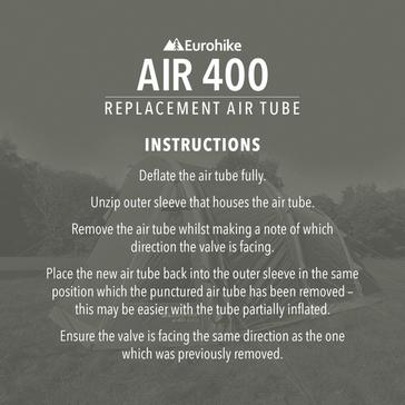 Clear Eurohike Air 400 Replacement 545F Air Tube
