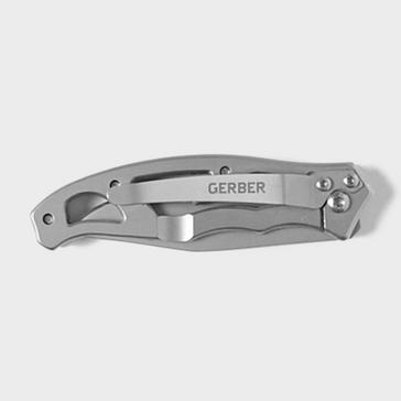 SILVER Gerber Paraframe Mini Folding Clip Knife