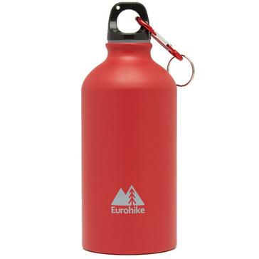 RED Eurohike Aqua 0.5L Aluminium Bottle