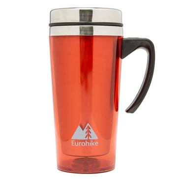Red Eurohike Tall Insulated Mug Red 450ml