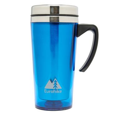 Blue Eurohike Tall Insulated Mug Blue 450ml