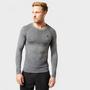 Grey Odlo Men's Performance Light Long Sleeve Top