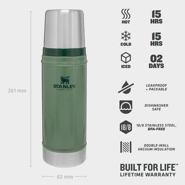 Green Stanley Classic Vacuum Bottle .47L