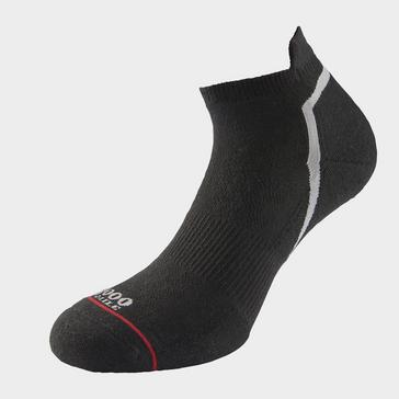 Black 1000 MILE Women's Single Layer Activ Socklets- 1 Pack