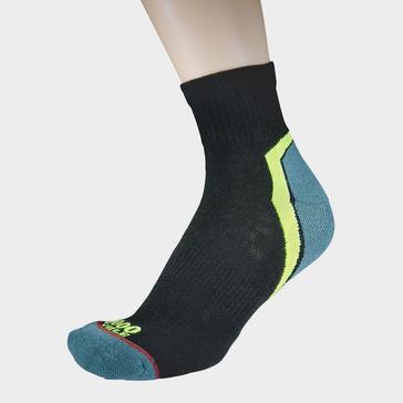 Black 1000 MILE Men's Eco-friendly Activ Quarter Socks