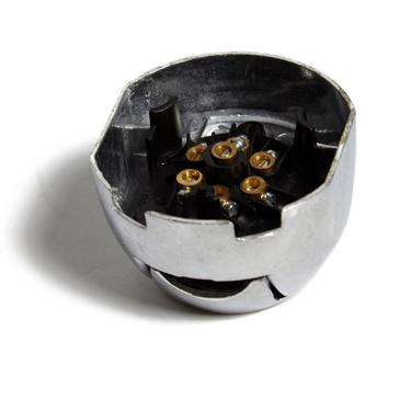 Grey Maypole 12N 7 Pin Aluminium Socket