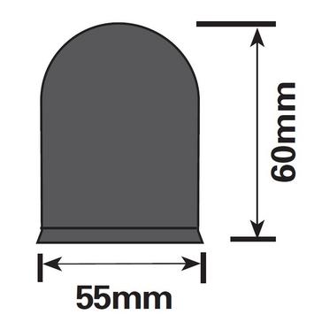 Black Maypole Tow Ball Cover