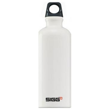 White Sigg Travel Drinks Bottle 0.6L