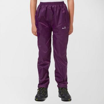 Purple Peter Storm Kids Packable Waterproof Pants Purple