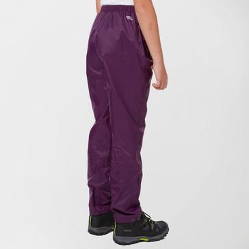 Purple Peter Storm Kids Packable Waterproof Pants Purple