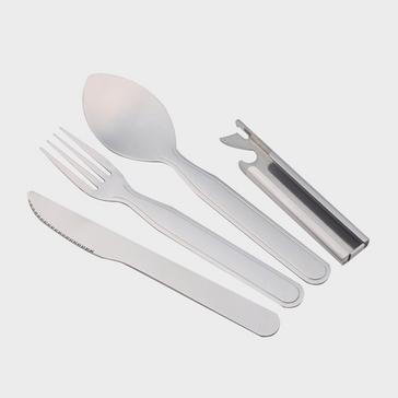 Silver Eurohike Four Piece Cutlery Set