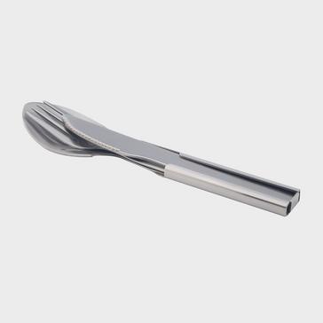 Silver Eurohike Four Piece Cutlery Set