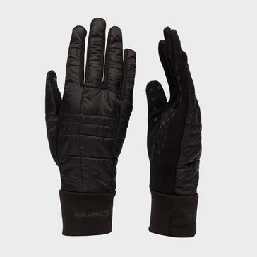 Black Trekmates Women's Stretch Grip Hybrid Gloves