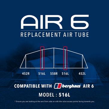 Blue Eurohike Air 6 Tent Replacement Air Tube - 516L