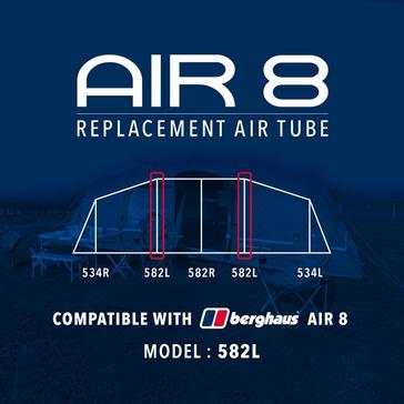 Blue Eurohike Air 8 Replacement Air Tube (582L)