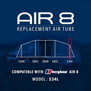 Clear Eurohike Air 8 Replacement Air Tube (534L)