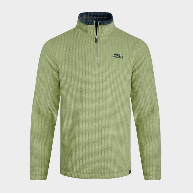 Weird Fish Men's Newark 1/4 Zip Grid Fleece GO Outdoors