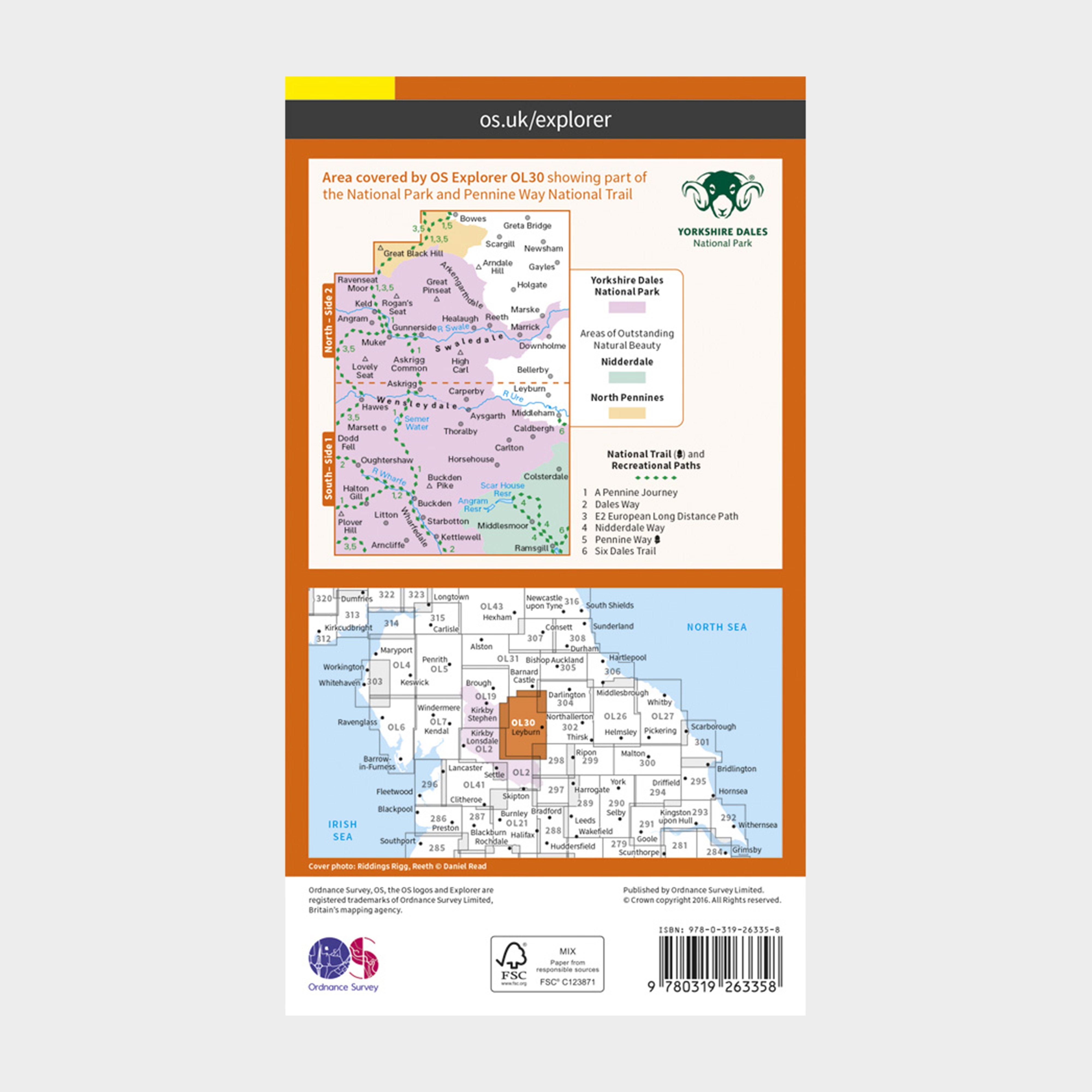 Ordnance Survey OL30 YORKSHIRE DALES NORTHERN Review