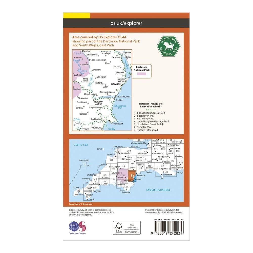 Ordnance Survey OL44 TORQUAY DAWLISH NEWTON AB Review