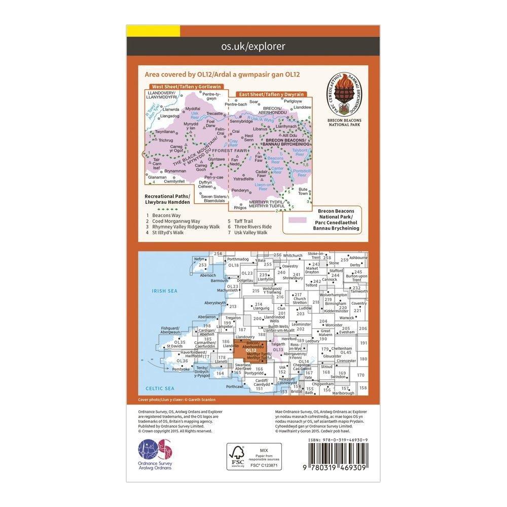 Ordnance Survey OL12 Brecon Beacons National Park Active Map With Digital Version Review