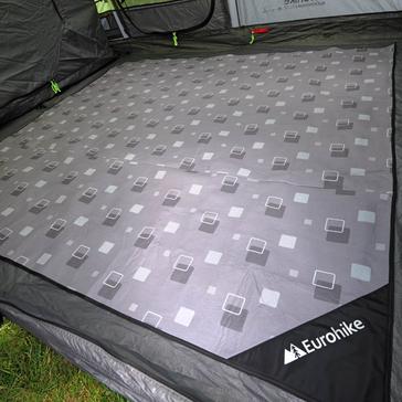 Black Eurohike Tent Carpet (Small)