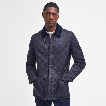 Blue Barbour Mens Heritage Liddesdale Quilted Jacket Navy