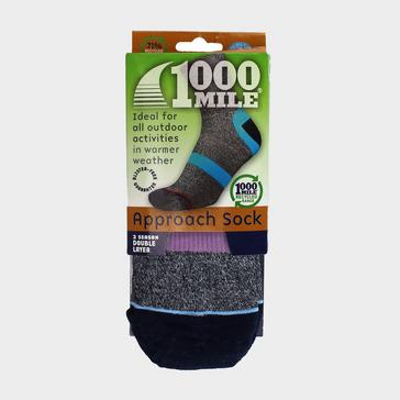 Dark Blue 1000 MILE Women's Approach Repreve Double Layer Socks - 1 Pack