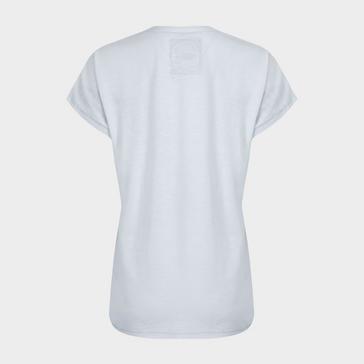 White Weird Fish Women's Beach Run Organic Cotton T-Shirt