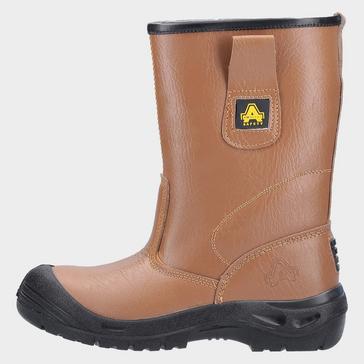 Brown Amblers safety Men's FS142 Water Resistant Pull On Safety Rigger Boot