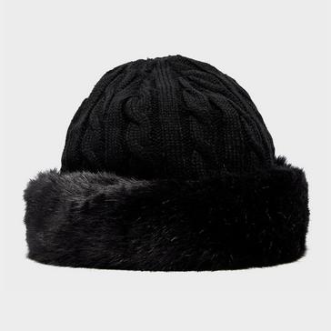 Black Peter Storm Women's Camilla Fur Trim Hat