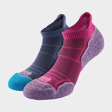Pink 1000 MILE Women's Run Single Layer Socklets - 2 Pack
