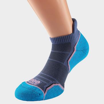 Pink 1000 MILE Women's Run Single Layer Socklets - 2 Pack