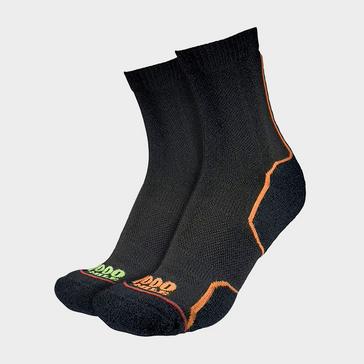 Black 1000 MILE Men's Eco-friendly Trail Repreve Single Layer Socks - 2 Pack