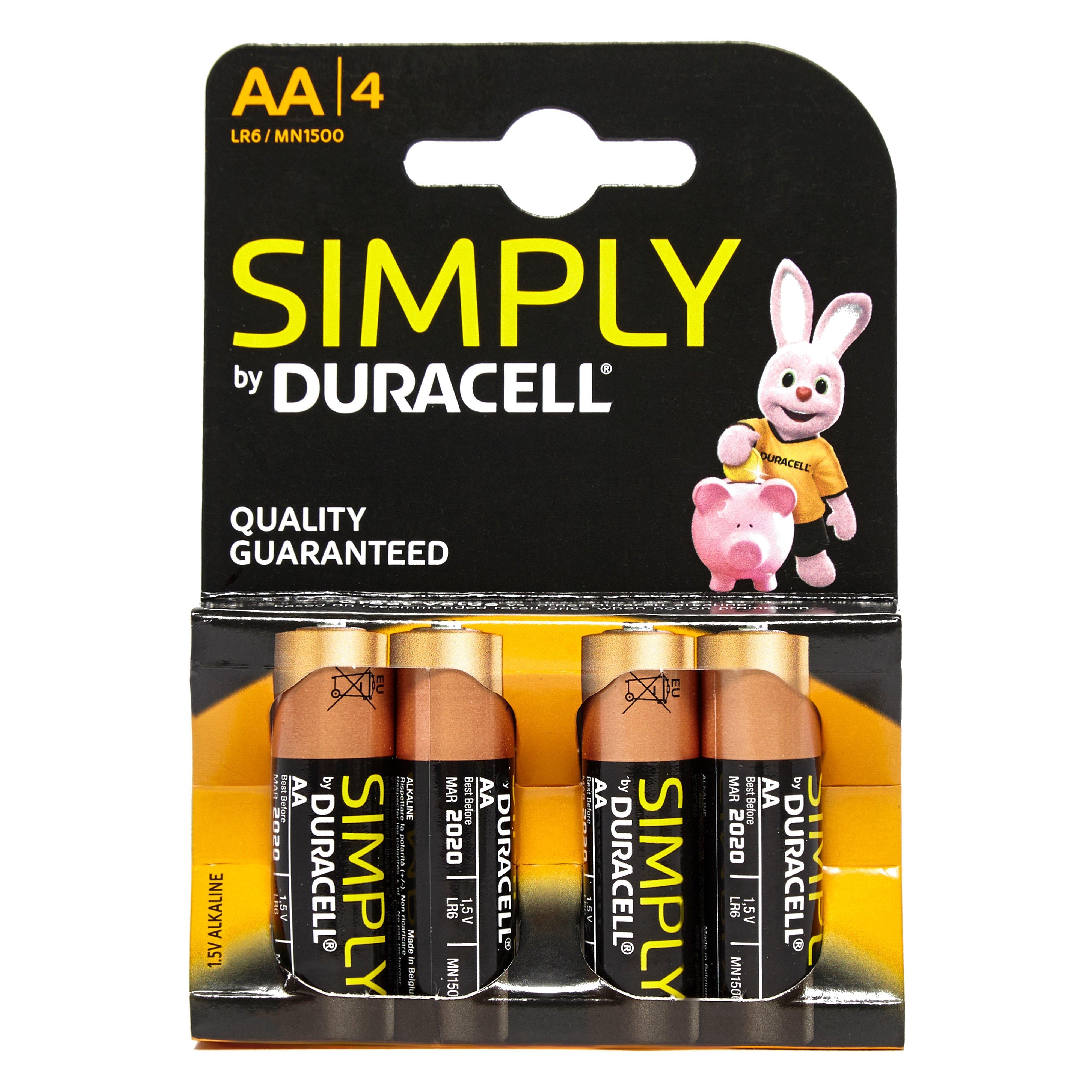Duracell Simply AA Batteries (4 pack) Review