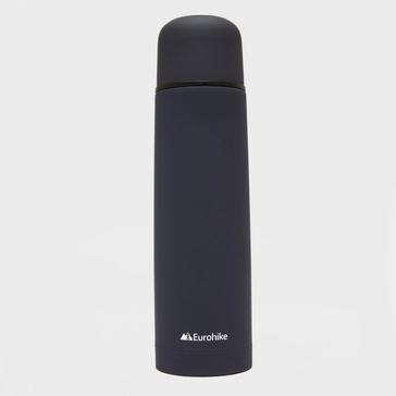 Black Eurohike Rubberised Flask Black 0.75L