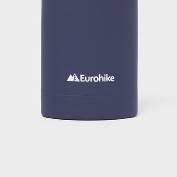 Blue Eurohike Rubberised Flask Navy 1L
