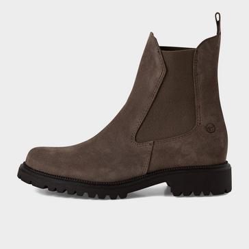 Grey Tamaris Women's Leather Classic High Chelsea Ankle Boots