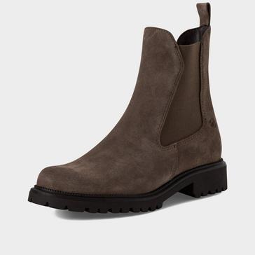 Grey Tamaris Women's Leather Classic High Chelsea Ankle Boots