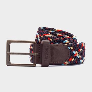 Multi Barbour Ford Belt Navy Mix