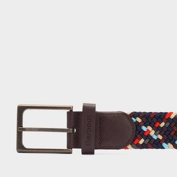 Multi Barbour Ford Belt Navy Mix