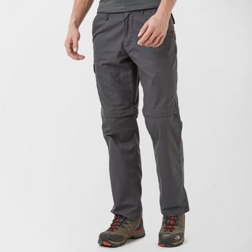 Grey Peter Storm Mens Ramble II Convertible Trousers Grey