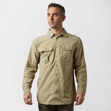 Green Brasher Men's Long Sleeve Travel Shirt