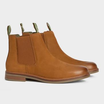 Brown Barbour Mens Readhead Chukka Boots Timber Tan
