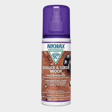 Brown Nikwax Nubuck & Suede Proof Spray