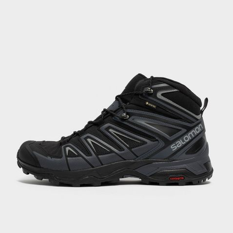 Black Salomon X Ultra Mid 3 GTX® Men's Hiking Boot