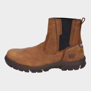 Brown CATERPILLAR Women's Abbey Slip On Safety Boot