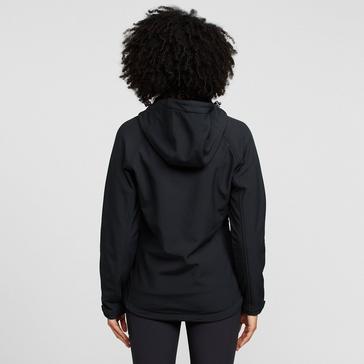 Black Peter Storm Womens Hooded Softshell Jacket II Black