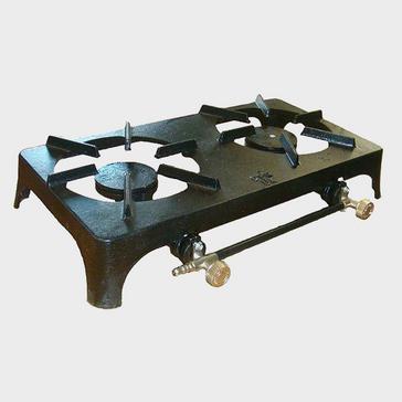 Black Continental Double Burner