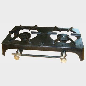 Black Continental Double Burner