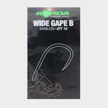 Grey Korda Wide Gape Hook Barbless Size 8